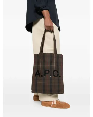 A.P.C. ルー チェック柄 トートバッグ - サムネイル2
