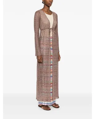 Missoni タイウエスト テクスチャード カバーアップコート - サムネイル3