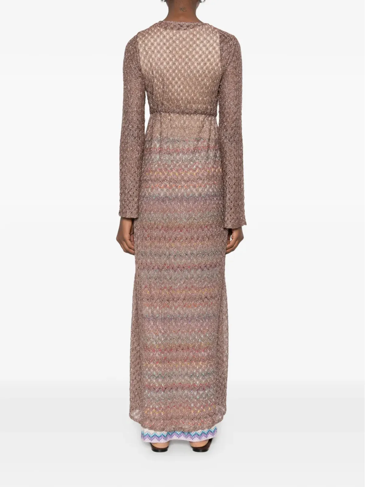 Missoni タイウエスト テクスチャード カバーアップコート - 画像4