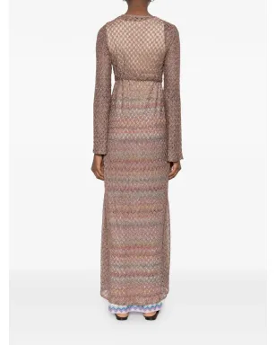 Missoni タイウエスト テクスチャード カバーアップコート - サムネイル4