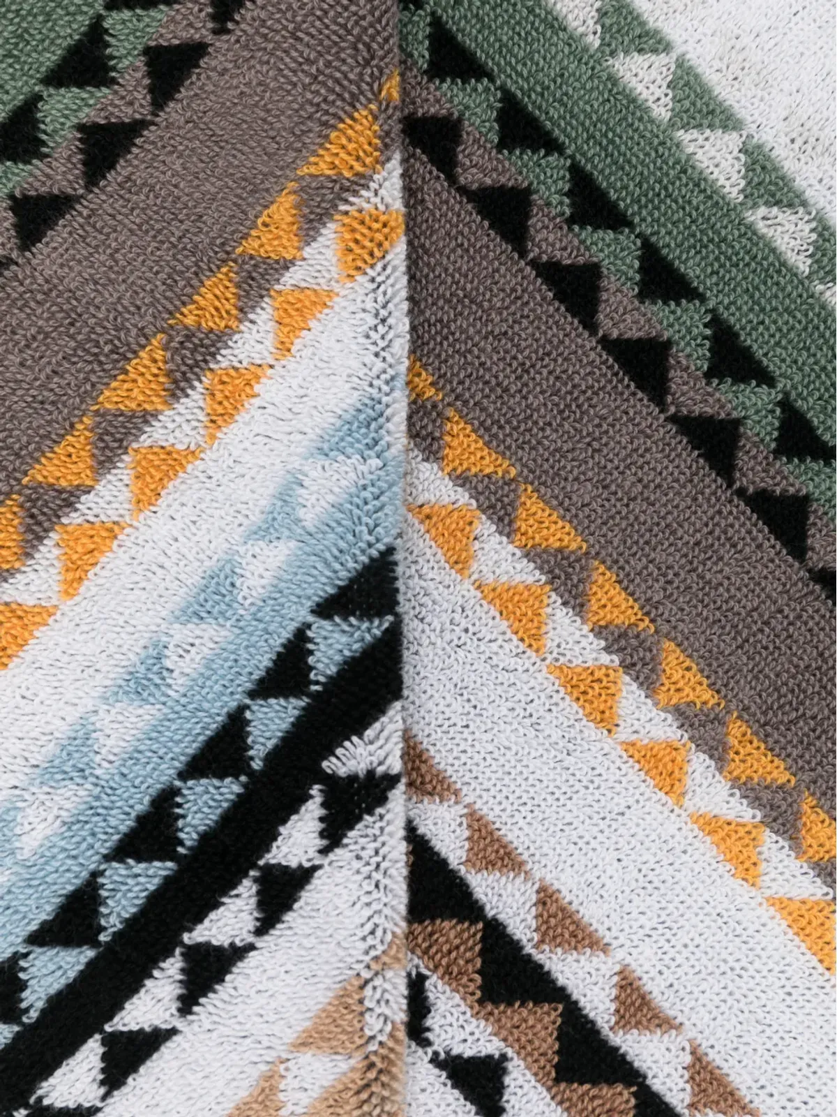 Missoni ジグザグパターン タオル - ホワイト - 画像2
