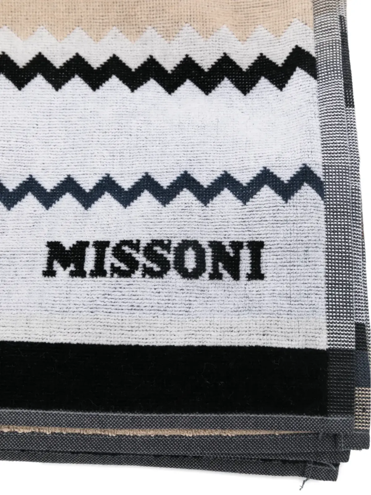 Missoni ジグザグパターン タオル - ホワイト - 画像3