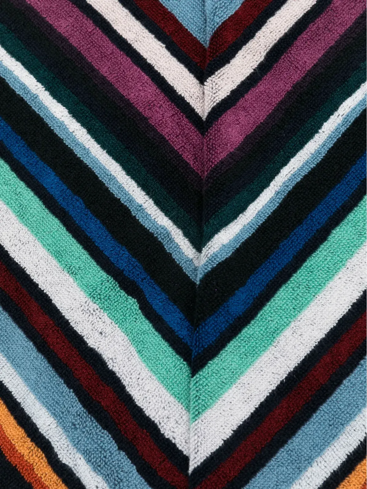 Missoni ストライプ コットンタオル - ブルー - 画像2