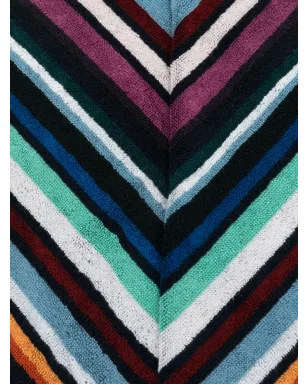 Missoni ストライプ コットンタオル - ブルー - サムネイル2