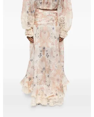 ZIMMERMANN リベリオン フリル付きミディスカート - サムネイル4
