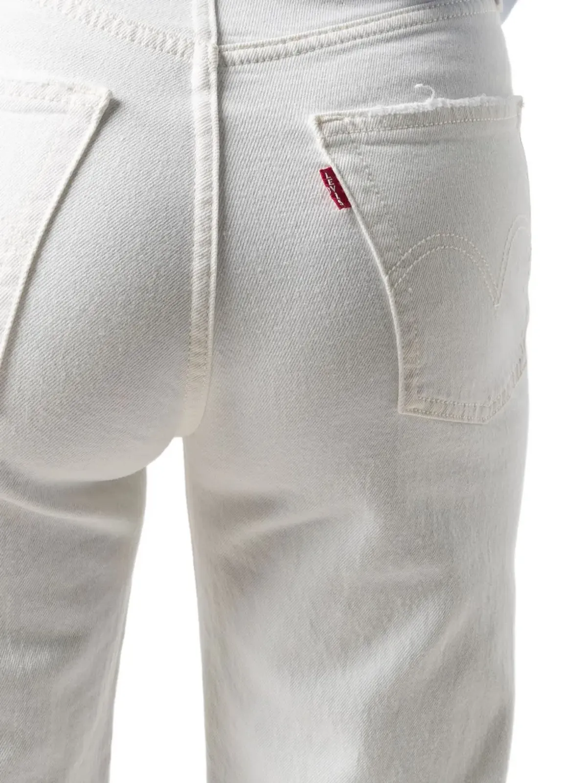 Levi's フリンジジーンズ - White - 画像5