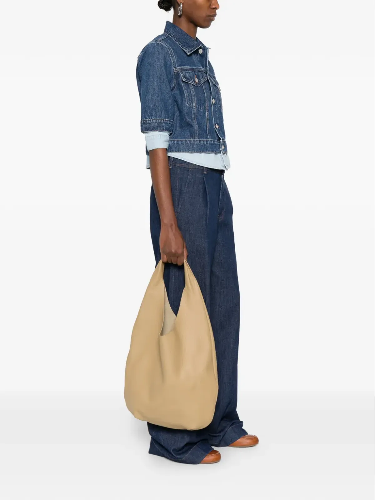 A.P.C. Le Neige grained tote bag - Neutrals - 画像2