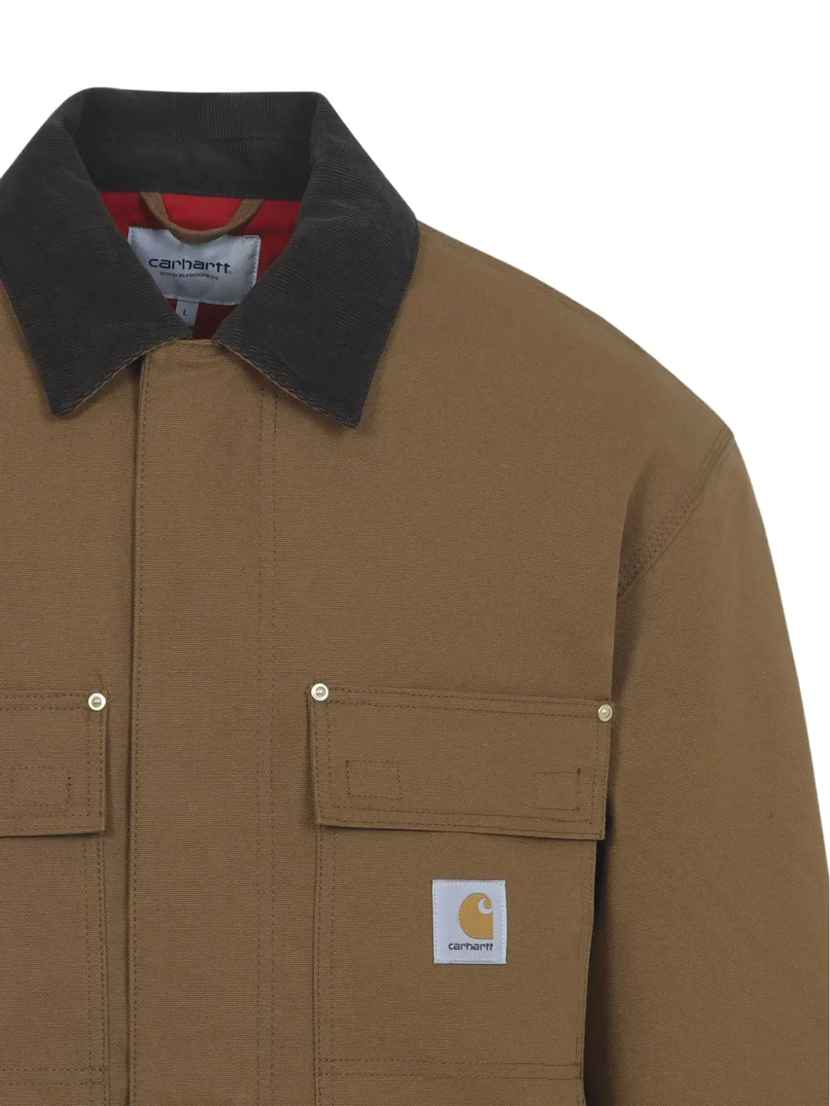 Carhartt WIP Clapton corduroy-collar jacket - Brown - 画像4