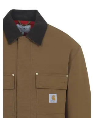 Carhartt WIP Clapton corduroy-collar jacket - Brown - サムネイル4