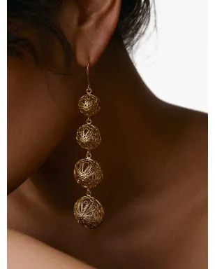 FREYA ROSE Turquoise Mountain Ava Filigree イヤリング - サムネイル4