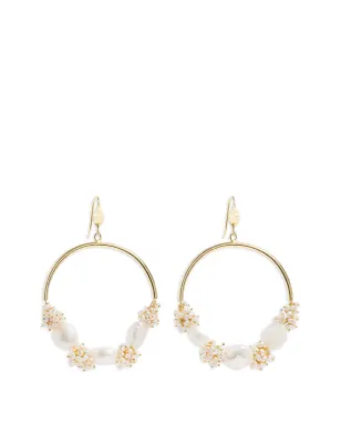 FREYA ROSE シード バロックパール フープピアス - サムネイル1