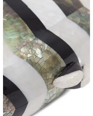 FREYA ROSE Calypso Chevron クラッチバッグ - White - サムネイル4