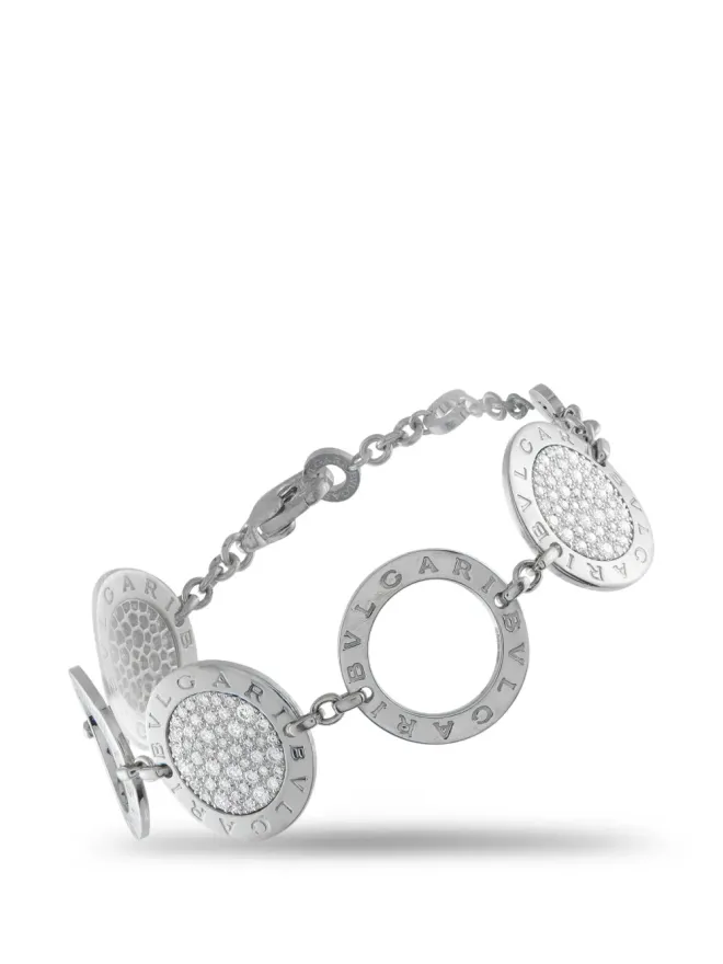 Bvlgari Pre-Owned Bvlgari ビンテージ ダイヤモンドブレスレットの商品画像