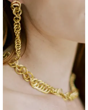 FREYA ROSE Sumba chain-link earrings - Gold - サムネイル2