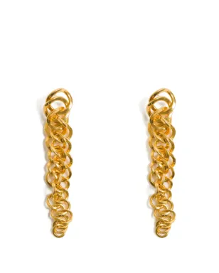 FREYA ROSE Sumba chain-link earrings - Gold - サムネイル3