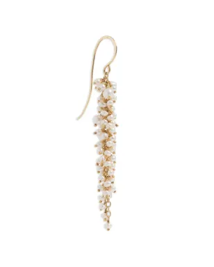 FREYA ROSE pearl drop earrings - Gold - サムネイル1