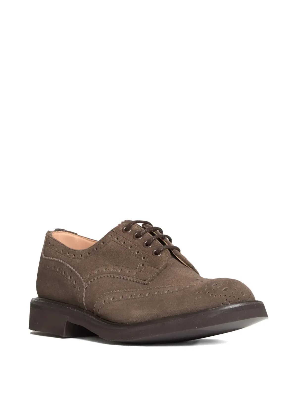 Tricker's ボーロトン スエード ダービー・ブローグス - 画像2