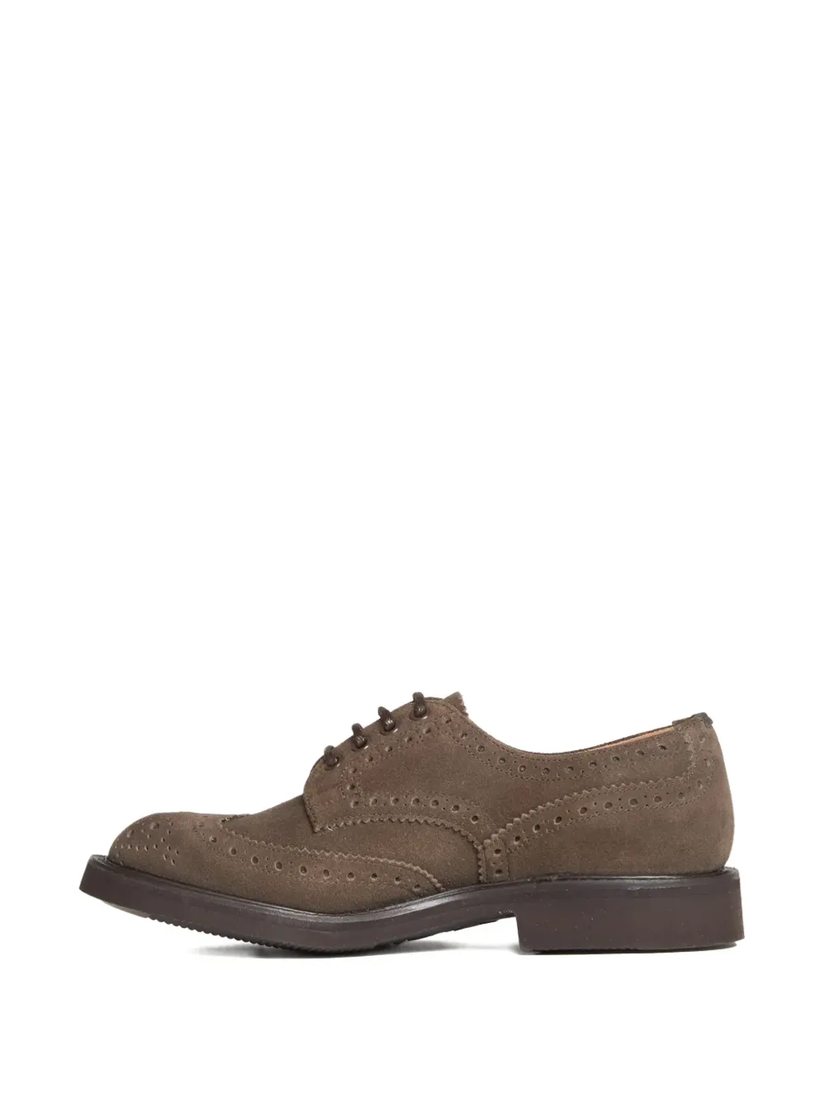 Tricker's ボーロトン スエード ダービー・ブローグス - 画像3