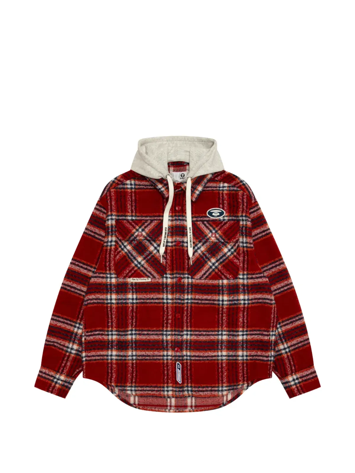 AAPE BY *A BATHING APE® フード付きチェックシャツ - 画像1
