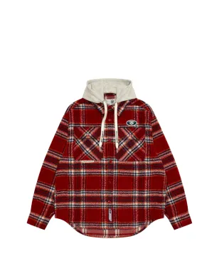 AAPE BY *A BATHING APE® フード付きチェックシャツ - サムネイル1