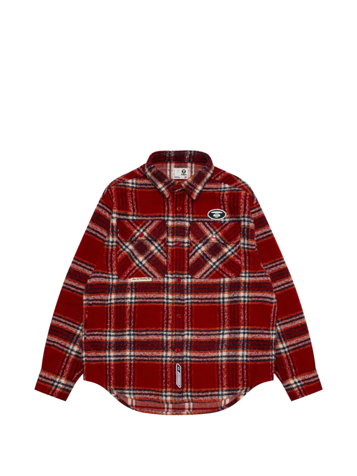 AAPE BY *A BATHING APE® フード付きチェックシャツ - 画像5