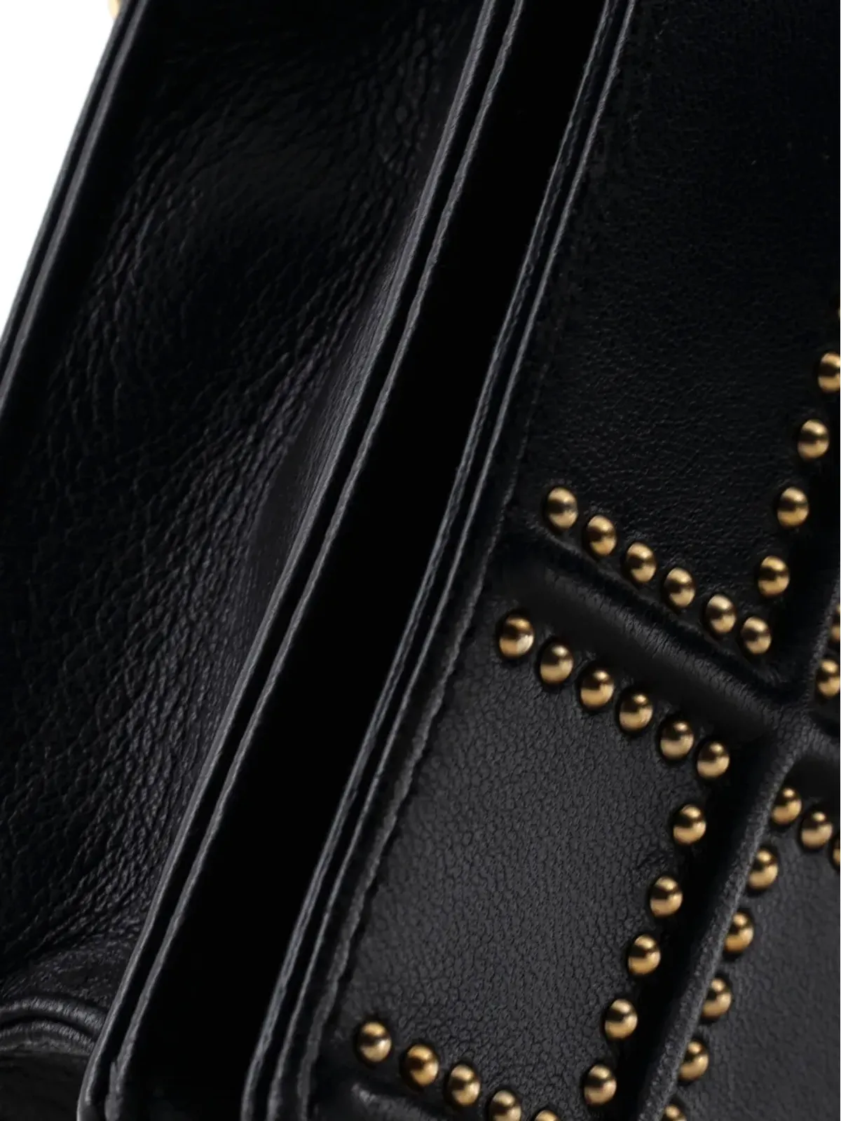 Christian Dior Pre-Owned ディオラマ ウォレット・オン・チェーン スタッズ入りレザー クロスボディバッグ - 画像5