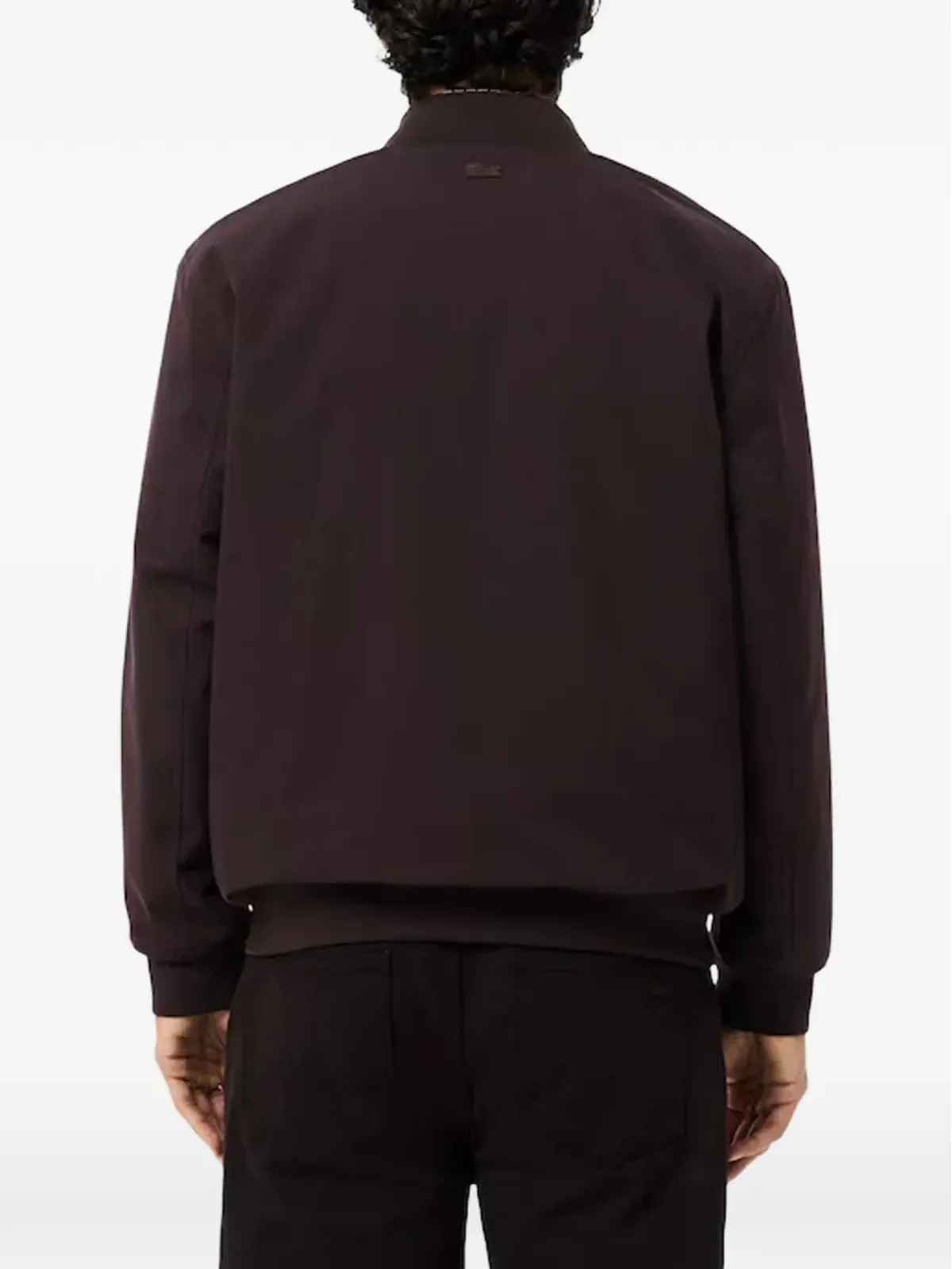 Lacoste ロゴパッチ ボンバー ジャケット - 画像3