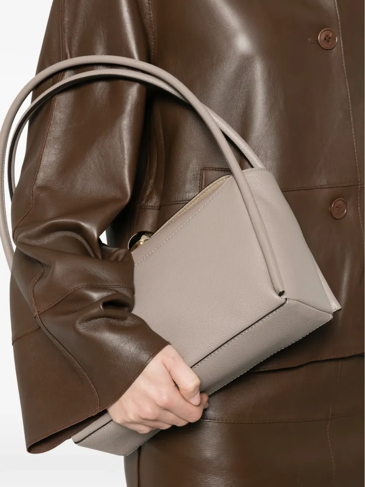 Furla Nicole M トップハンドルショルダーバッグ - 画像2