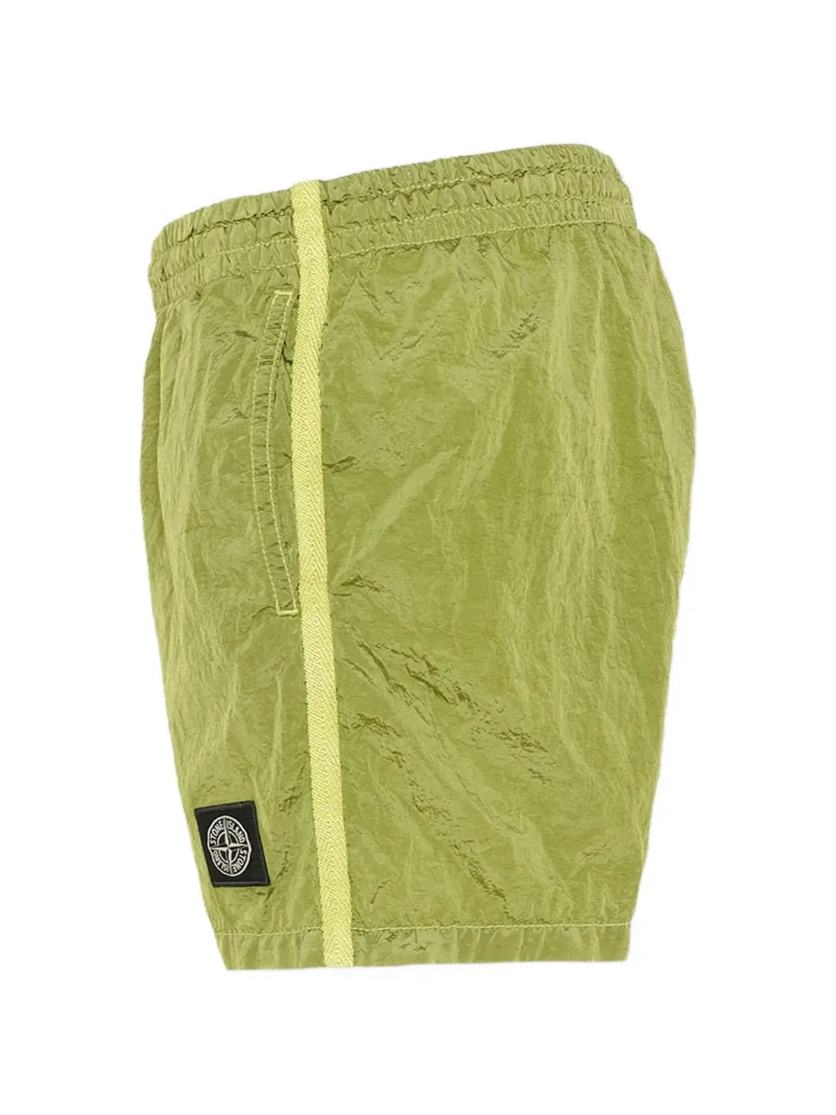 Stone Island Junior エラスティケーテッド・ロゴパッチ スイムショーツ（グリーン） - 画像3
