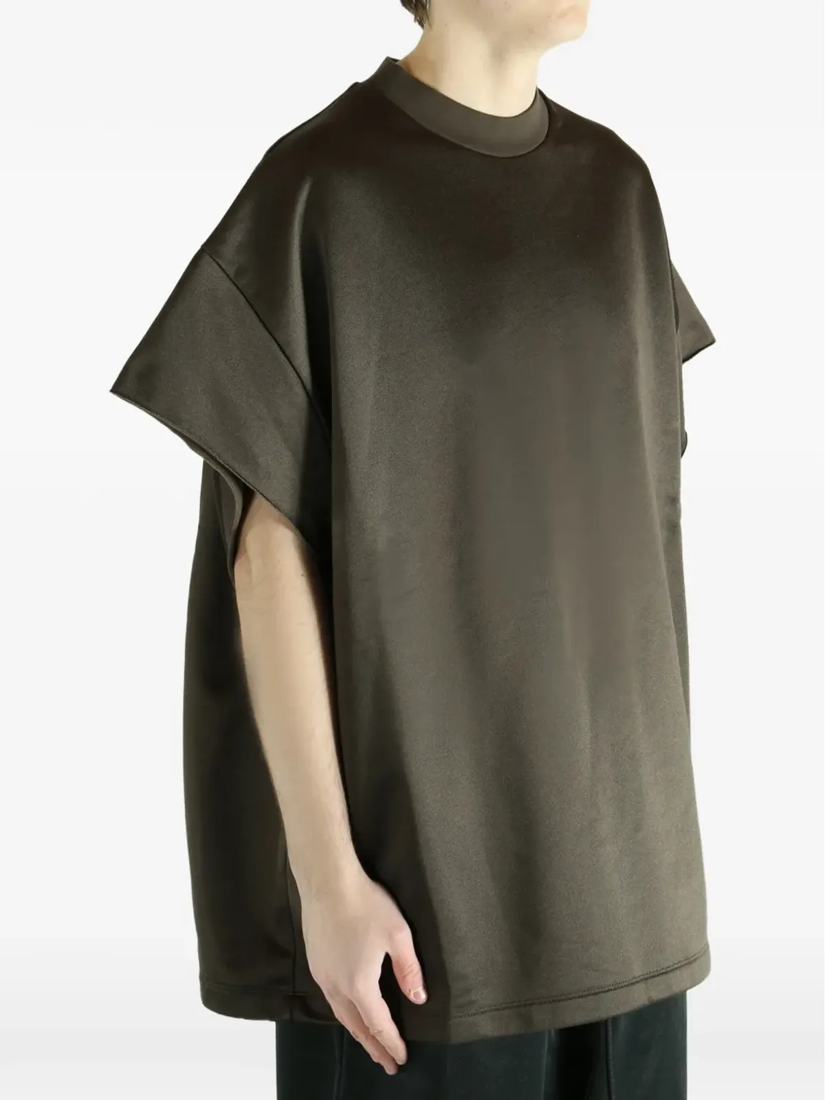 FEAR OF GOD ESSENTIALS フリース90's マッスルTシャツ - 画像4