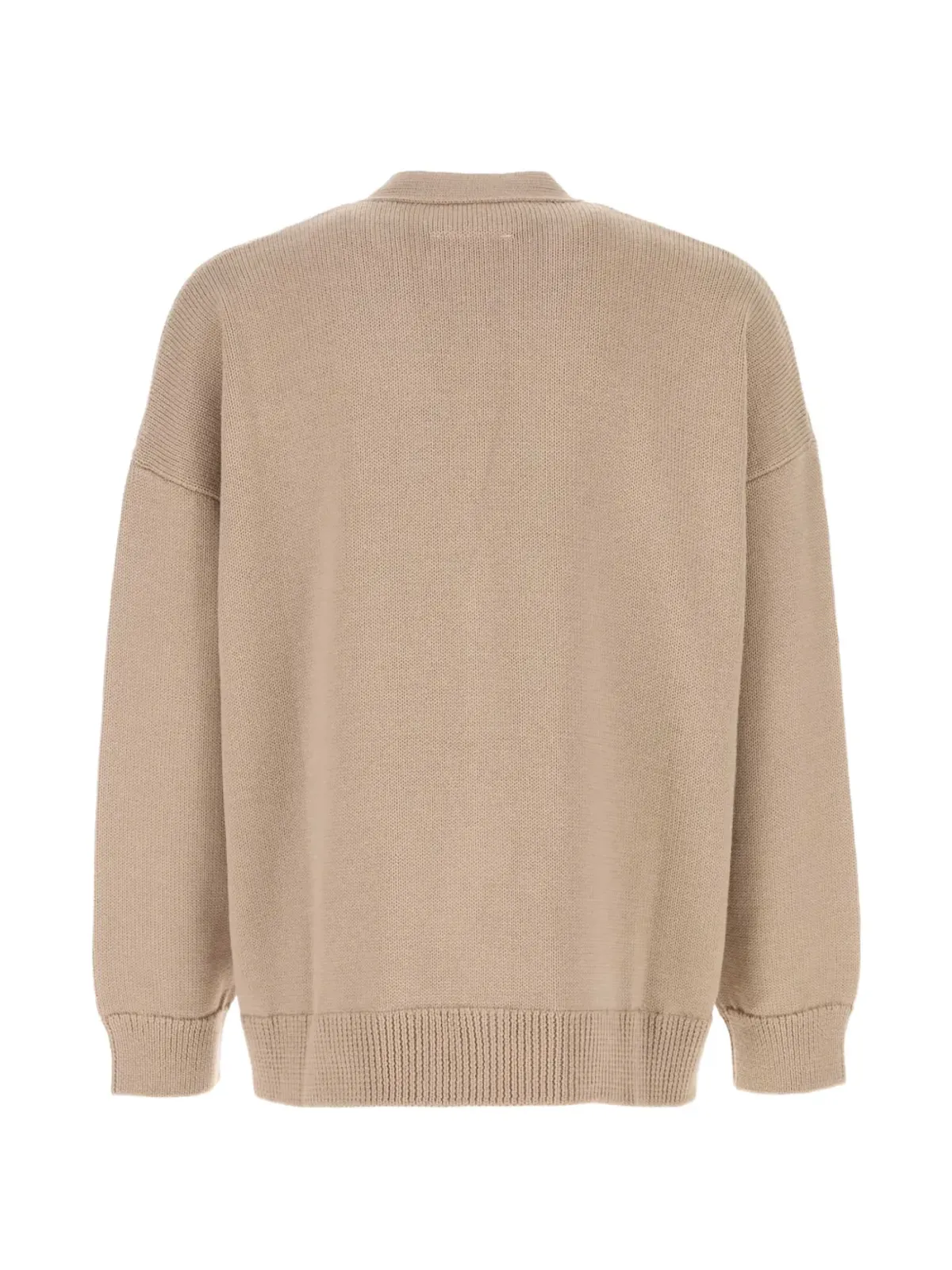 MM6 Maison Margiela ツーインワンVネックカーディガン ベージュ系 - 画像2