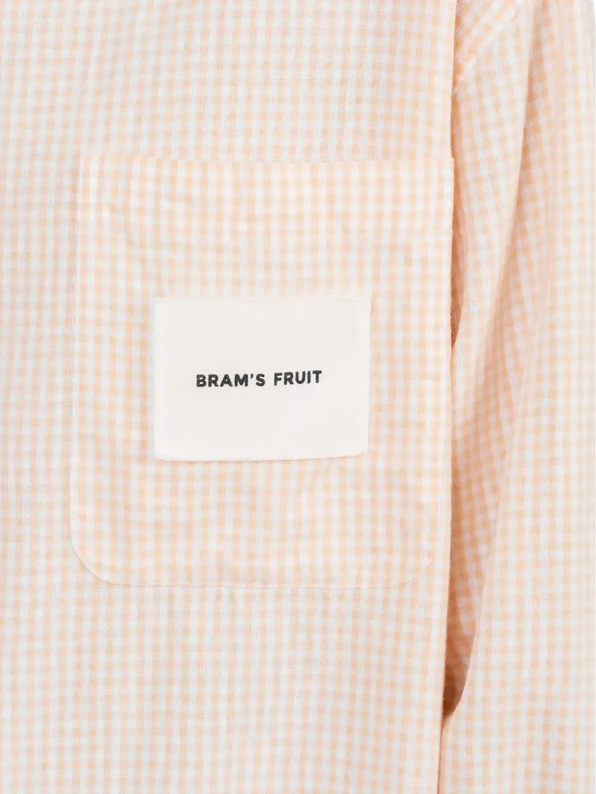 Bram’s Fruit ギンガムチェックのほつれヘムシャツ - 画像4