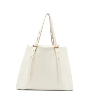 MINOBOSSI Paulette レザー トートバッグ - ホワイト - サムネイル1