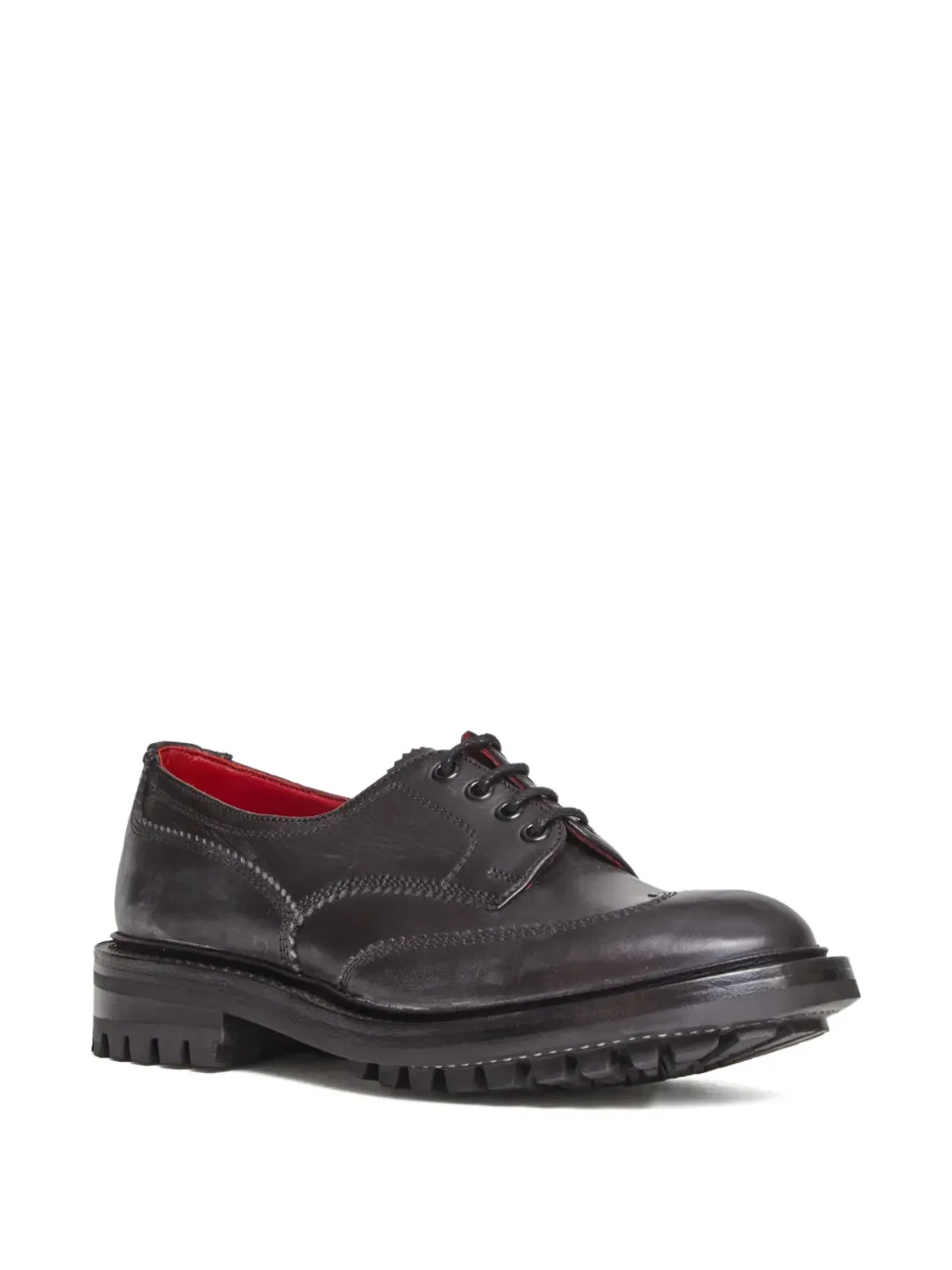 Tricker's レースアップダービーシューズ - ブラック - 画像2