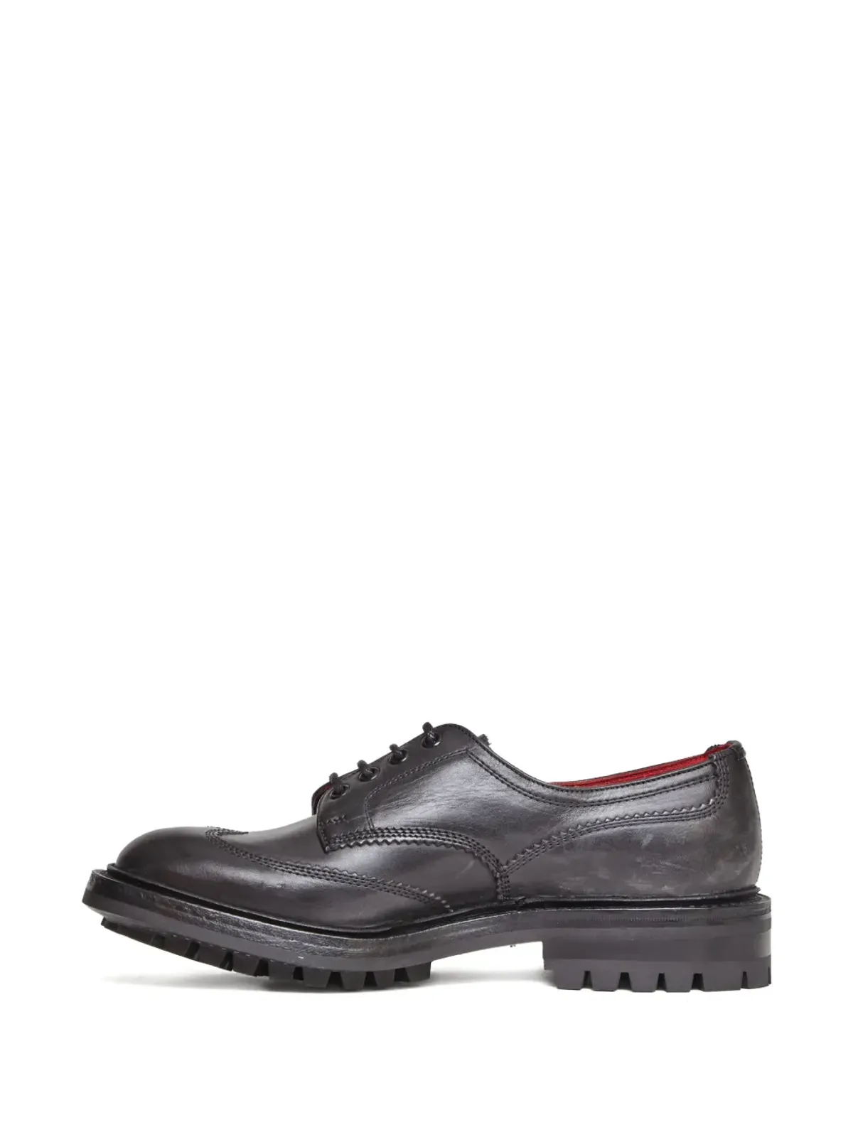 Tricker's レースアップダービーシューズ - ブラック - 画像3