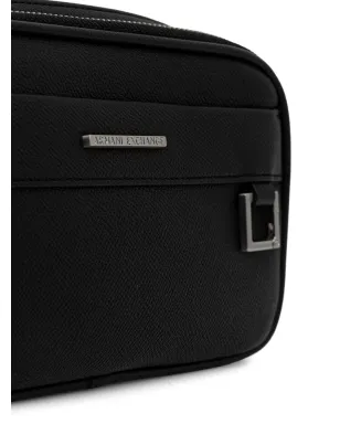 Armani Exchange ロゴプレート メッセンジャーバッグ - サムネイル5
