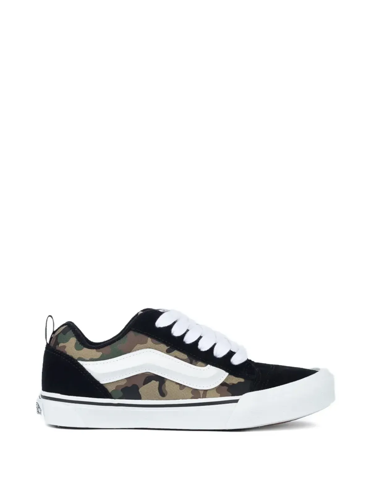 Vans Knu-Skool カモフラージュ柄スニーカー（グリーン） - 画像1