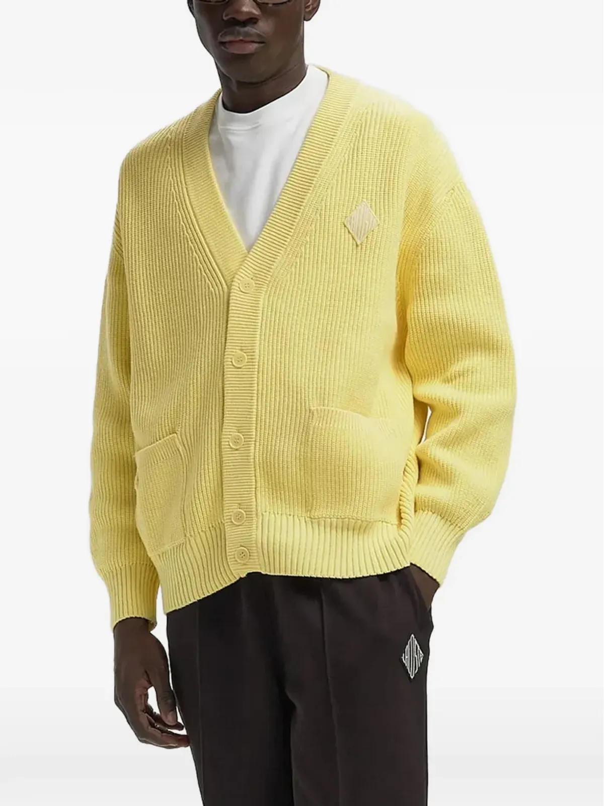 Lacoste Vネック カーディガン - 画像2