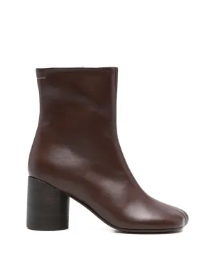 MM6 Maison Margiela スクエアトゥ レザーブーツ - サムネイル1