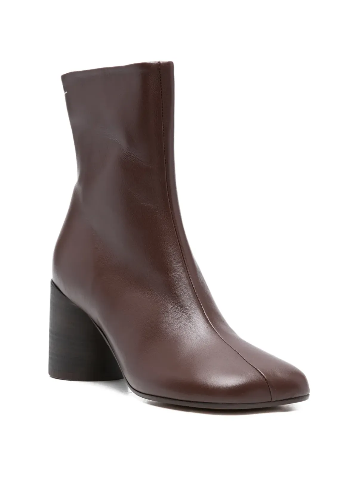 MM6 Maison Margiela スクエアトゥ レザーブーツ - 画像2