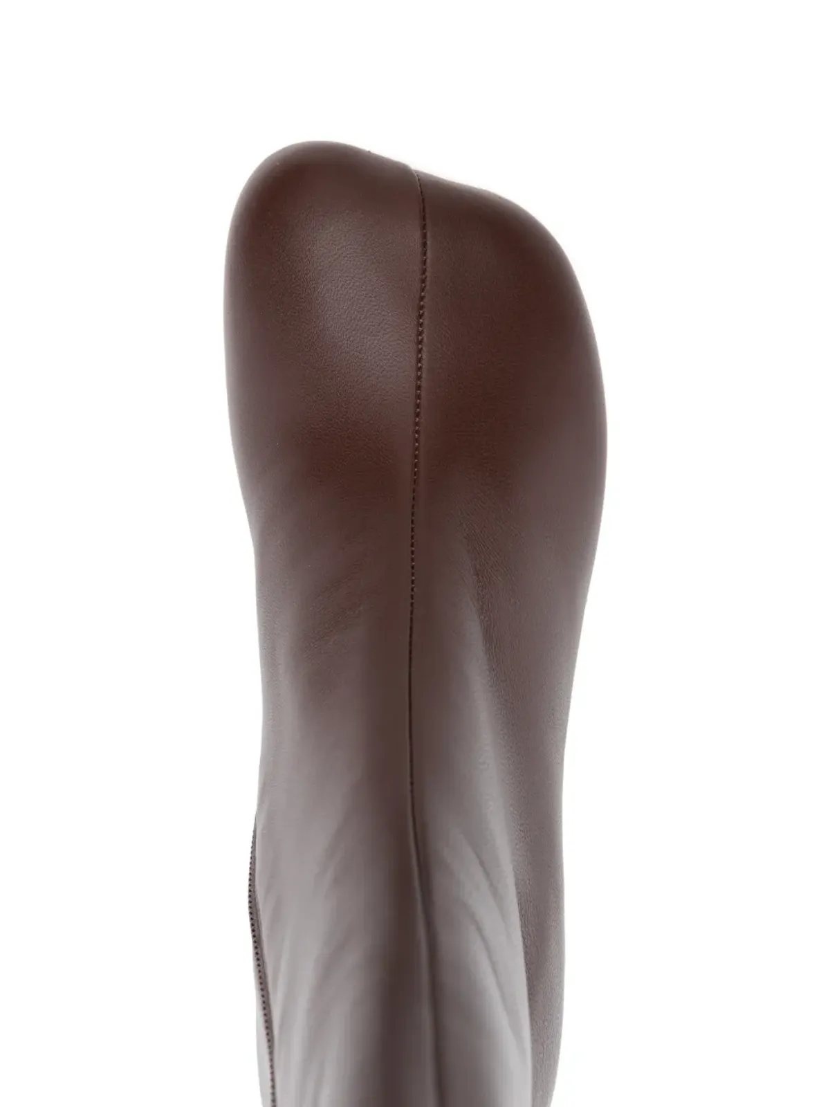 MM6 Maison Margiela スクエアトゥ レザーブーツ - 画像4