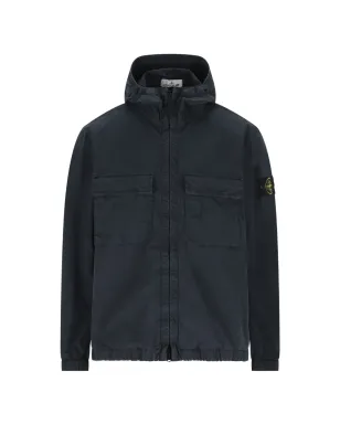 Stone Island チェストポケット付きフードジャケット - Blue - サムネイル1
