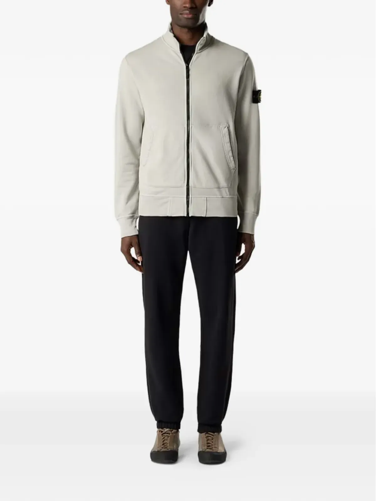 Stone Island ジップアップハイネック スウェットシャツ - グレー - 画像2