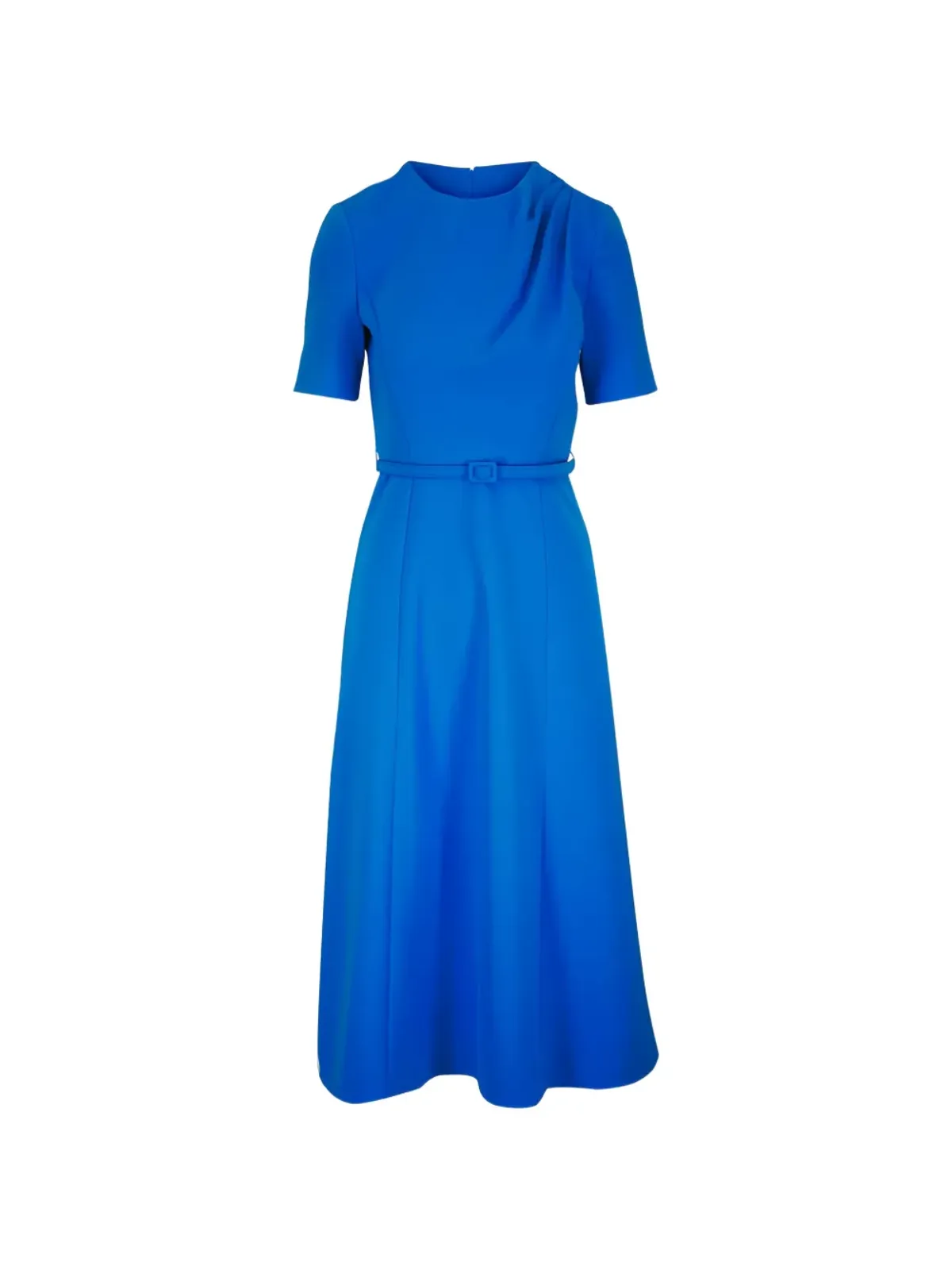 Carolina Herrera ベルト付きドレープドレス - 画像1