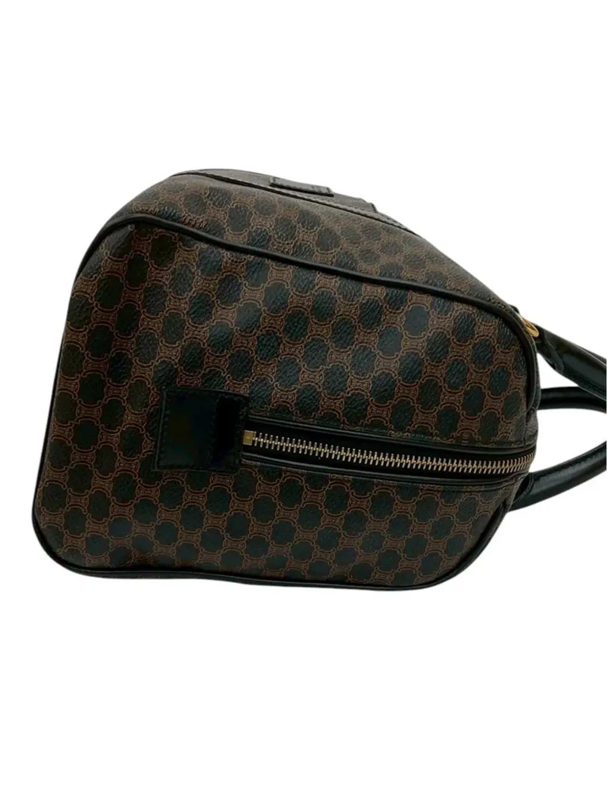 Celine Pre-Owned 1998 Macadam Coated Canvas boston bag - Brown - 画像2