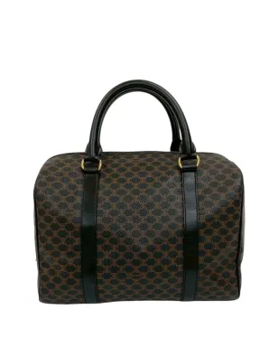 Celine Pre-Owned 1998 Macadam Coated Canvas boston bag - Brown - サムネイル3
