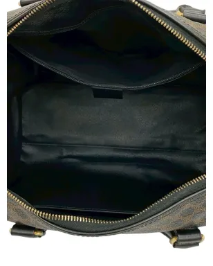 Celine Pre-Owned 1998 Macadam Coated Canvas boston bag - Brown - サムネイル4