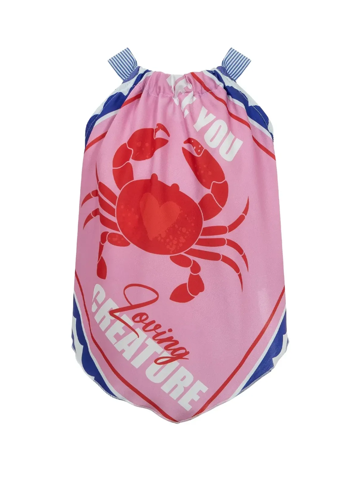 Lapin House crab-print top - Pink - 画像2