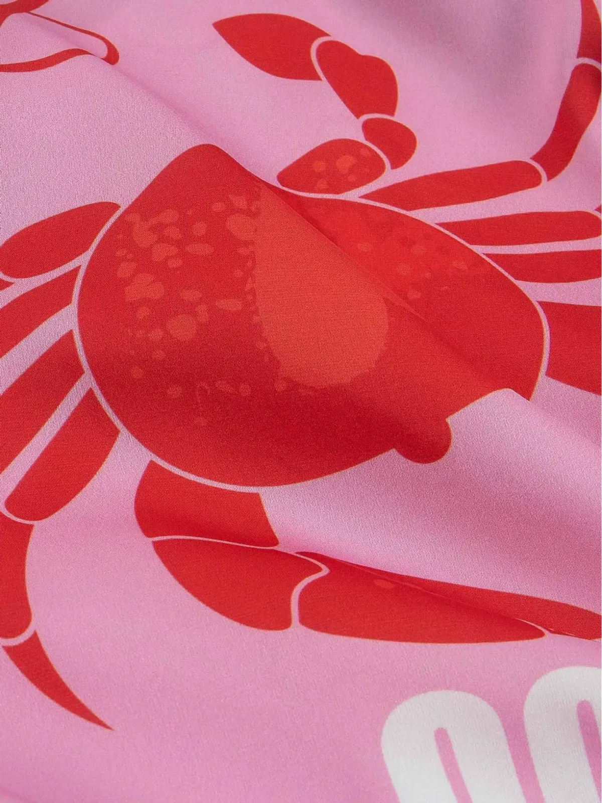 Lapin House crab-print top - Pink - 画像3