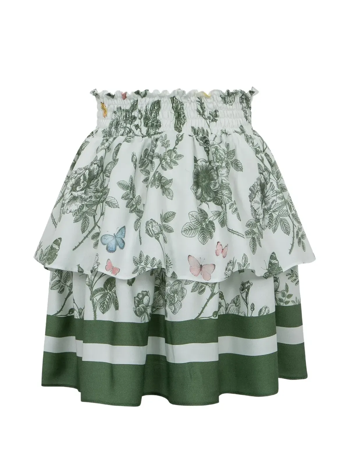 Lapin House ラパンハウス フリル花柄スカートセット - 画像5